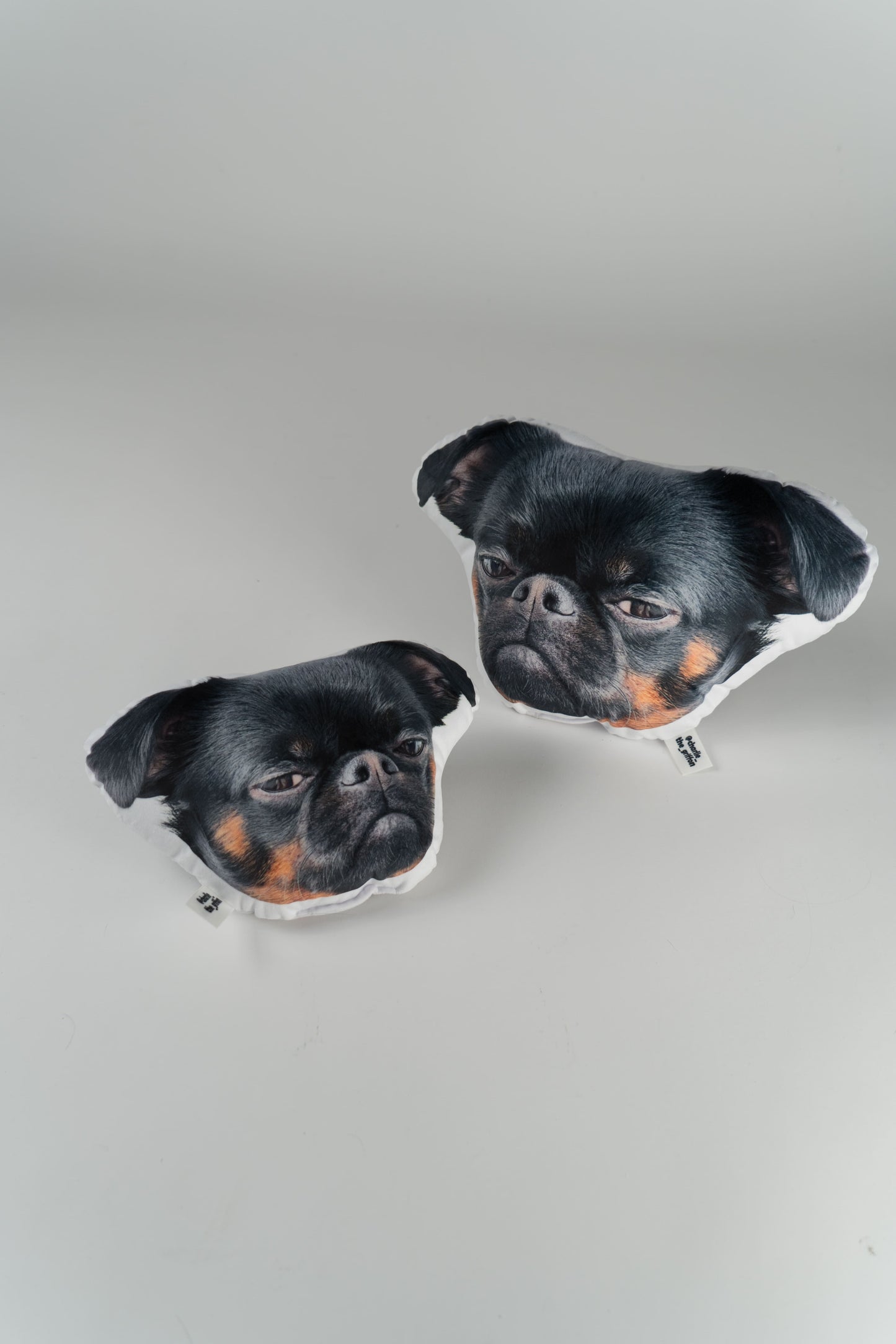 Charlie Griffon Head-Shaped Pillow