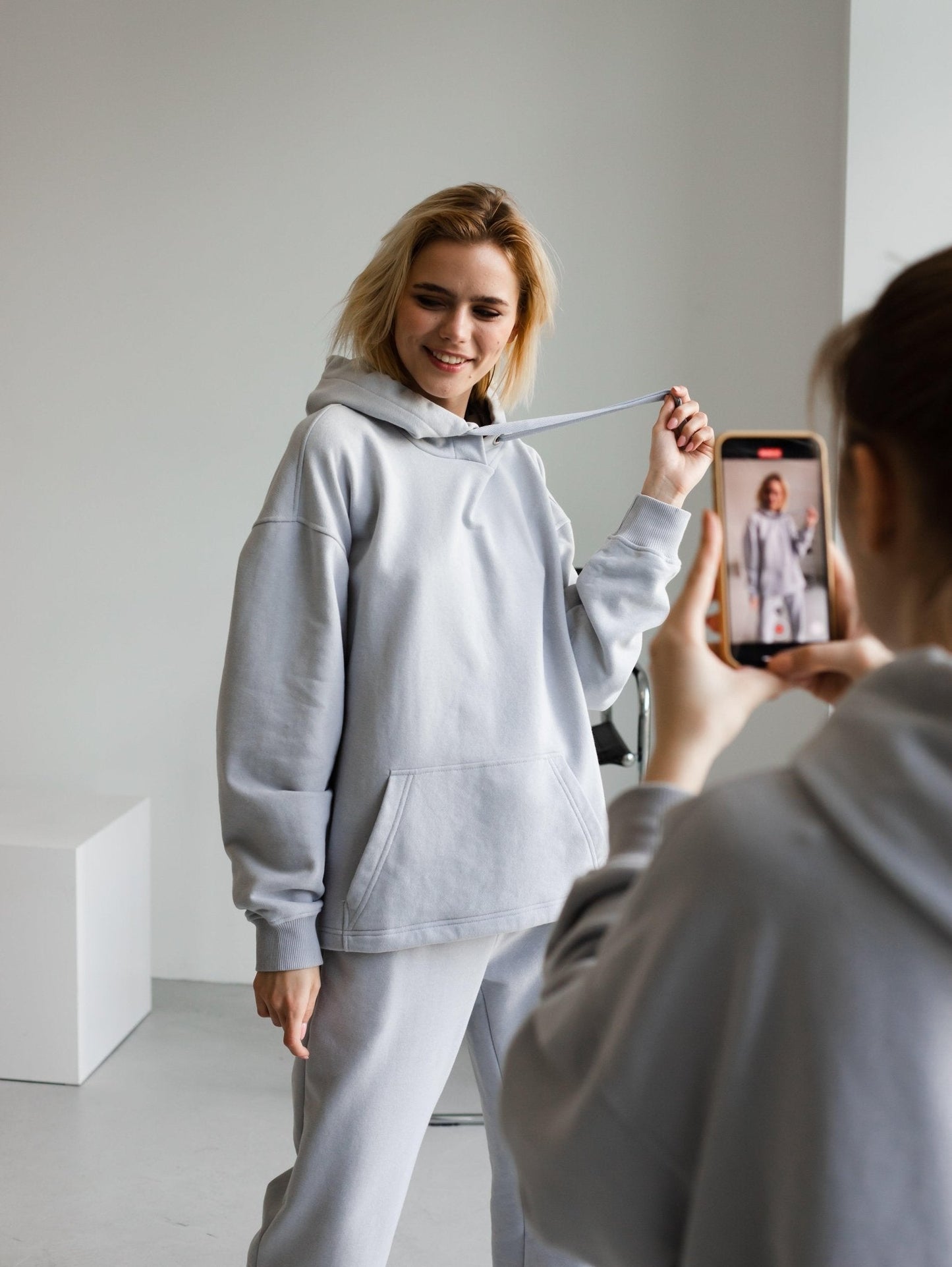 Basic Everyday Oversize Hoodie and Pants Set by Zlitay - Zlitay