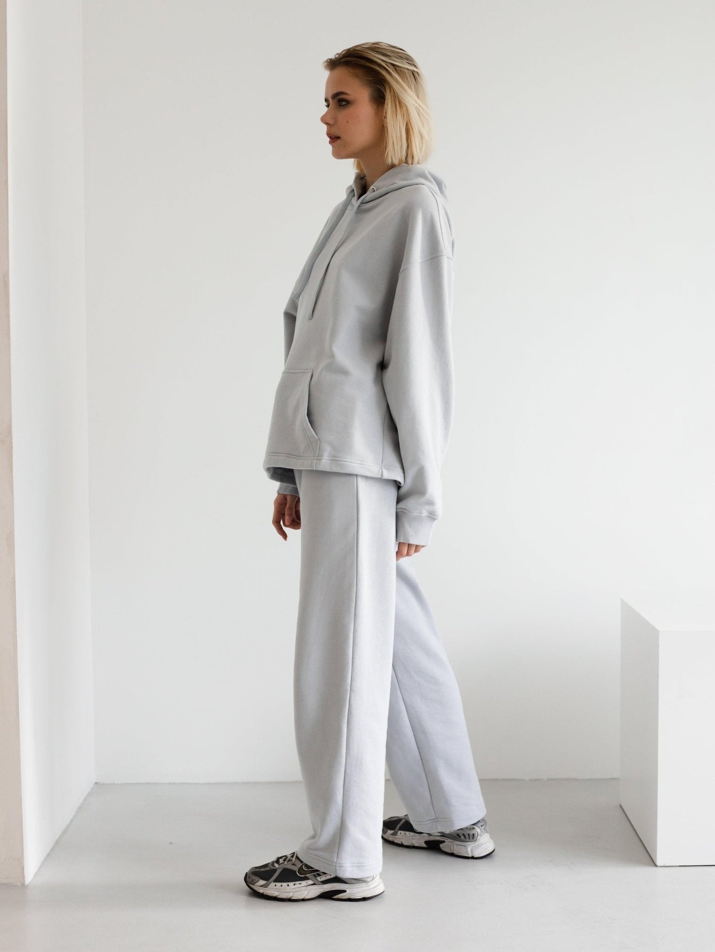 Basic Everyday Oversize Hoodie and Pants Set by Zlitay - Zlitay