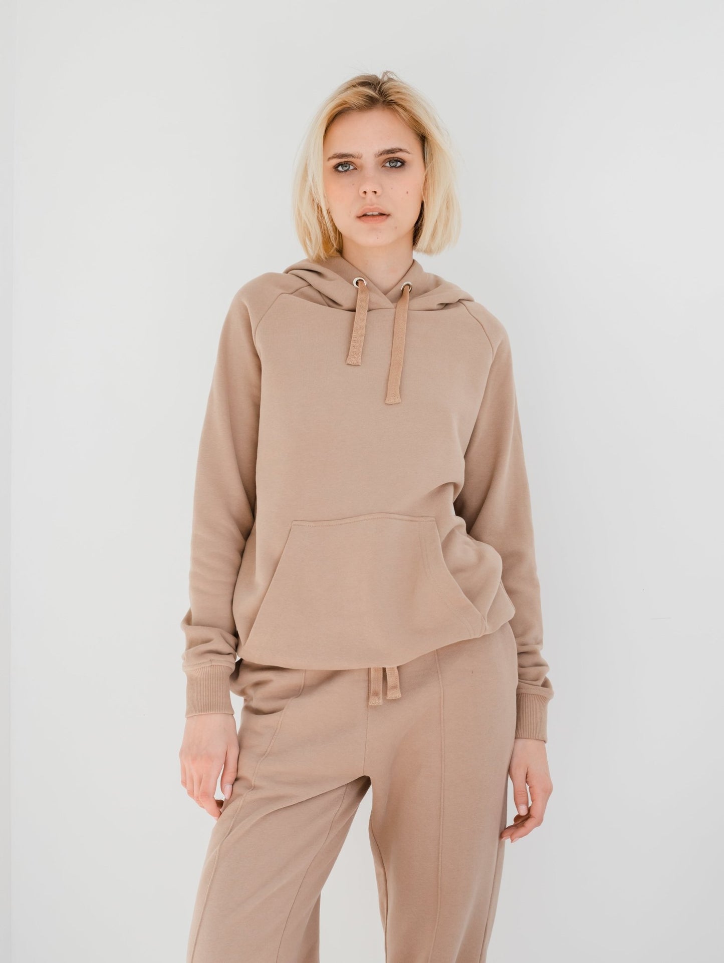 Beige Premium Cotton Hoodie by Zlitay – Cozy & Stylish - Zlitay