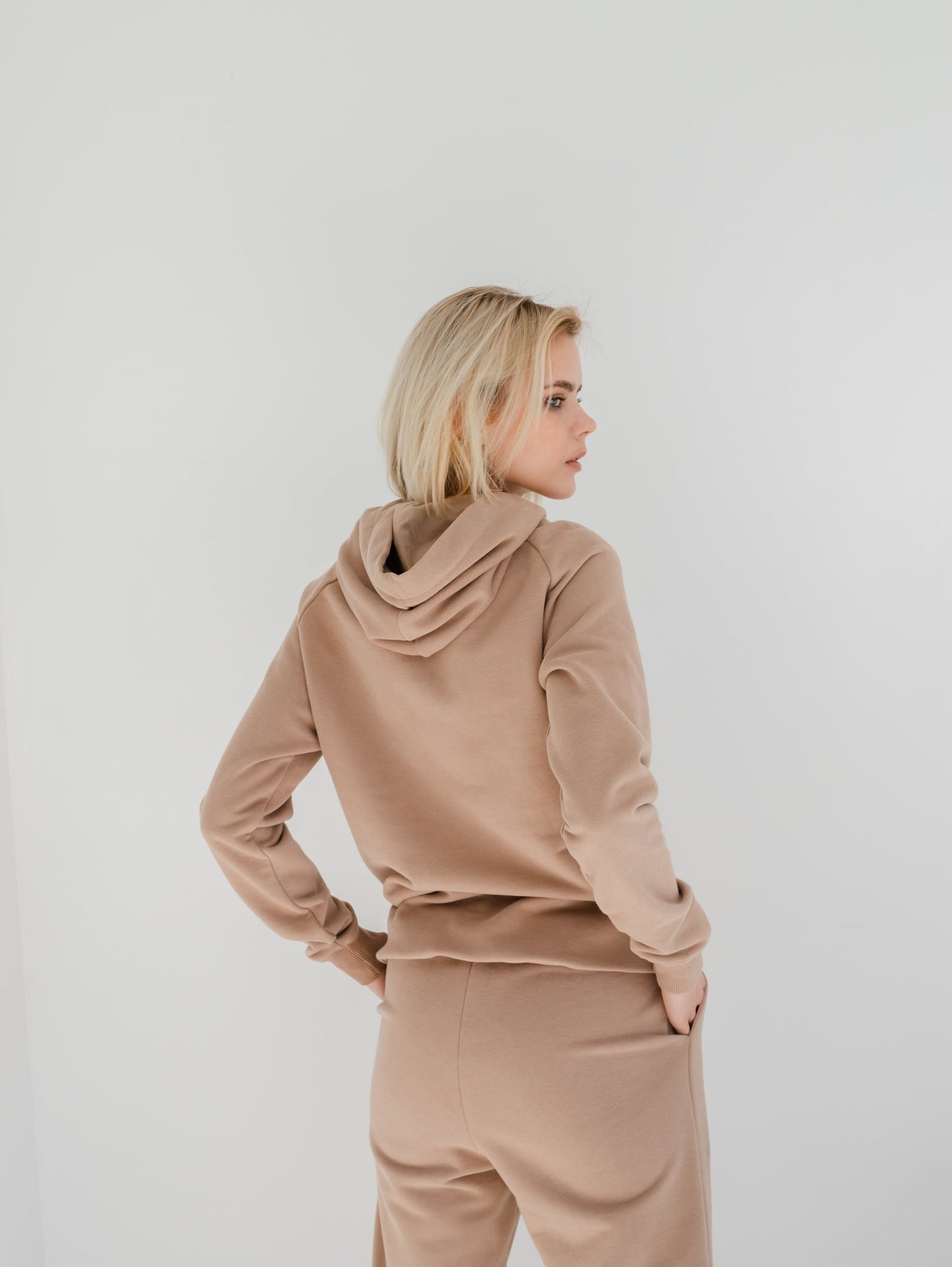 Beige Premium Cotton Hoodie by Zlitay – Cozy & Stylish - Zlitay