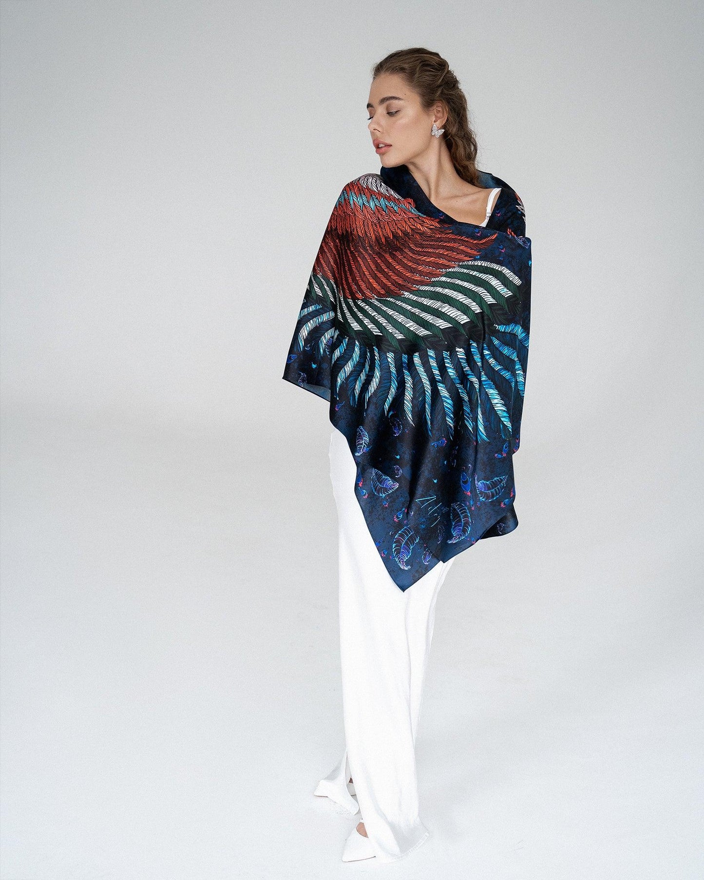 "Fairytale Story" Silk Shawl by Zlitay - Zlitay
