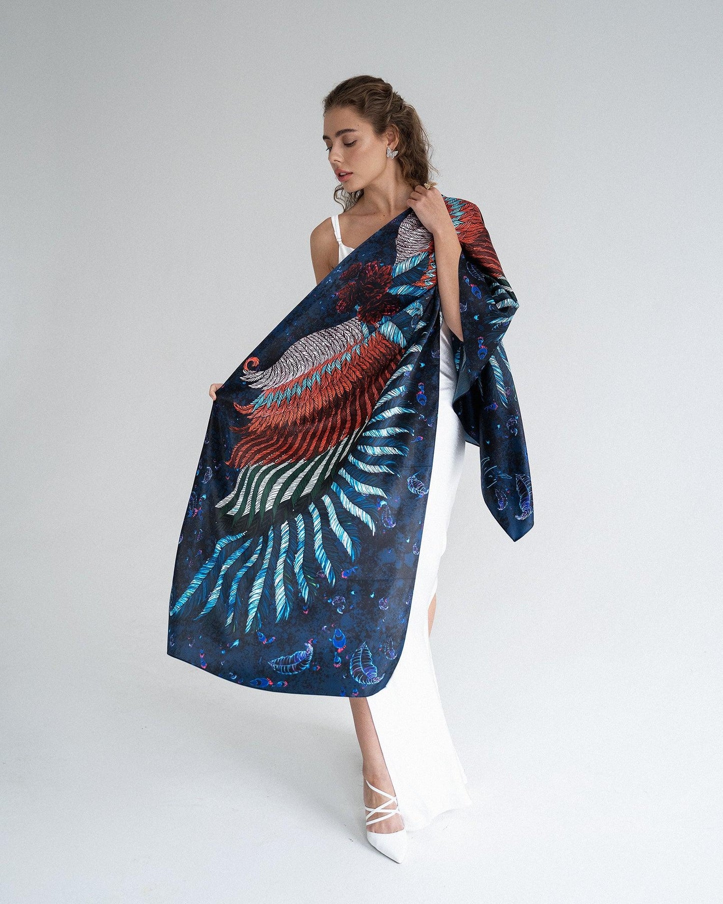 "Fairytale Story" Silk Shawl by Zlitay - Zlitay