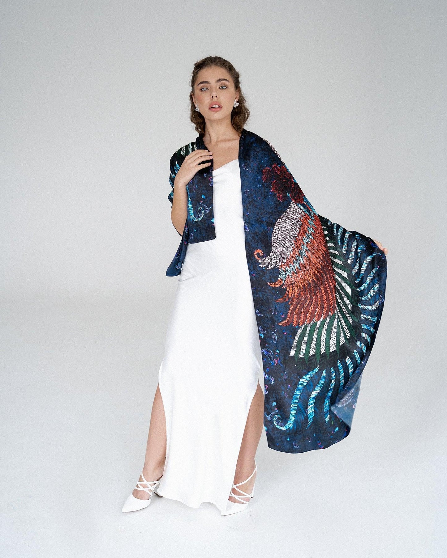"Fairytale Story" Silk Shawl by Zlitay - Zlitay