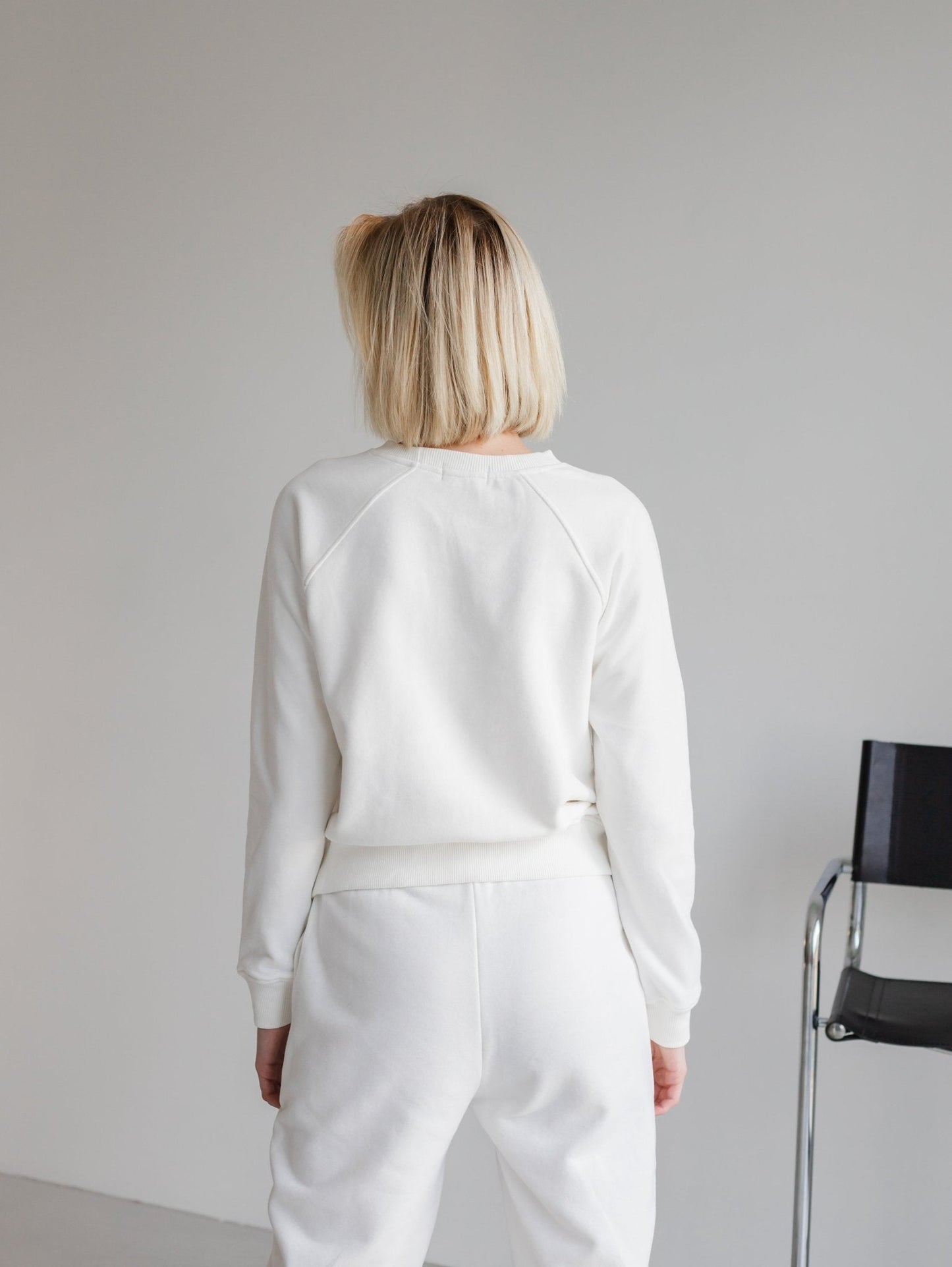 Milky White Cotton Sweatshirt by Zlitay – Premium Quality - Zlitay