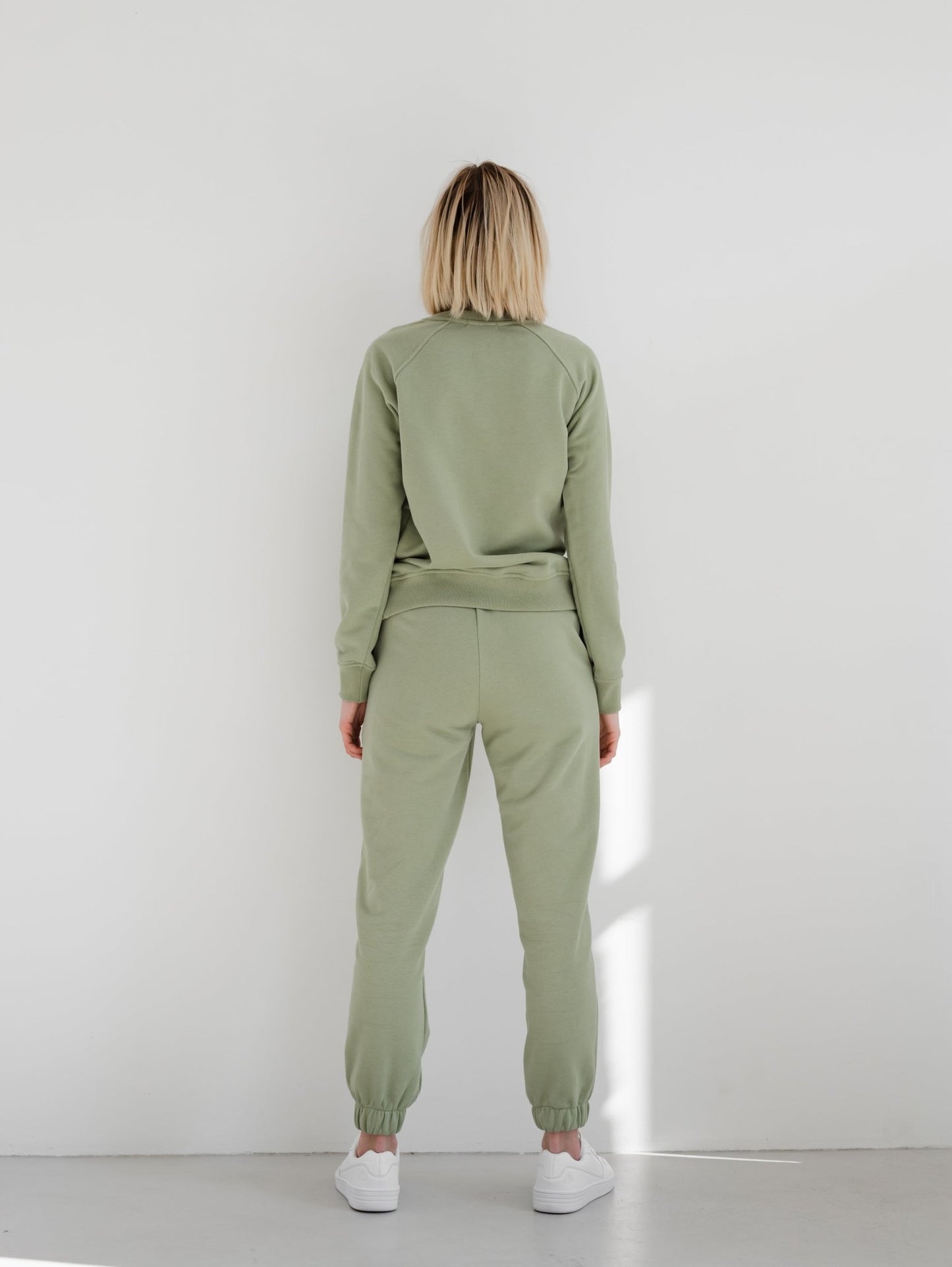 Olive sweatshirt premium quality - Zlitay