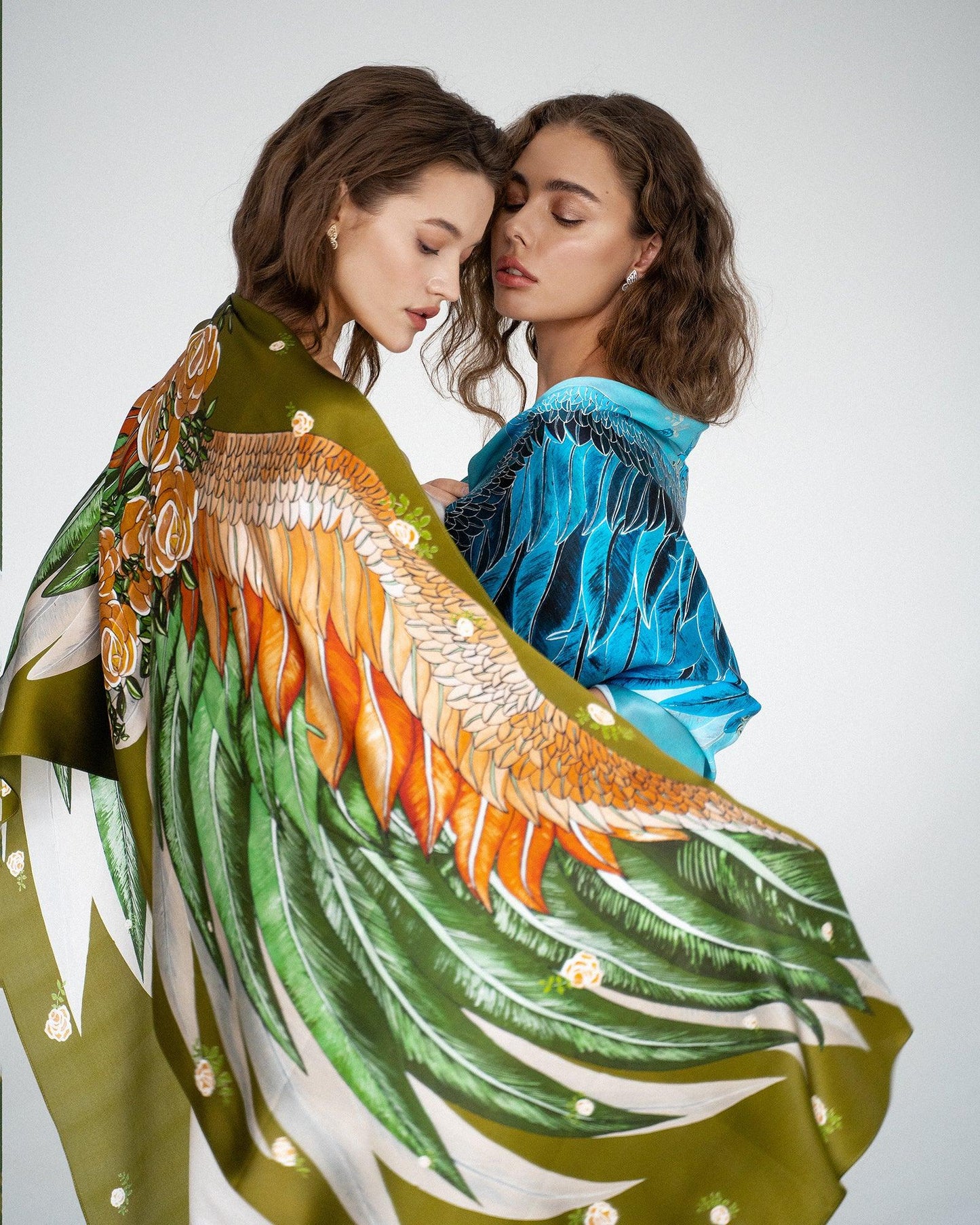 "Olivia" Silk Shawl by Zlitay - Zlitay