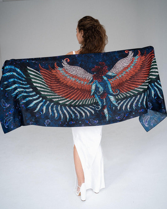 "Fairytale Story" Silk Shawl by Zlitay - Zlitay